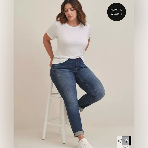 torrid Denim - Torrid Boyfriend Straight jeans 22T